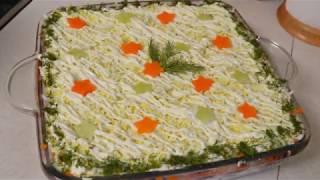 БОМБЕЗНЫЙ САЛАТ" ЮЖНЫЙ"- Вкуснейший слоёный салат со скумбрией