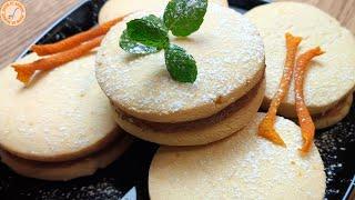 Печенье песочное домашнее | Простой рецепт печенья в духовке 