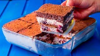 Всего 5 ингредиентов для необычайно вкусного торта БЕЗ выпечки!| Appetitno.TV