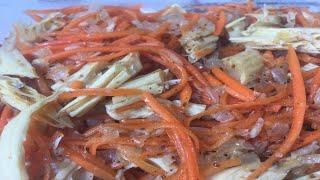 Корейская по морковка по русски в Камбодже | Вегетарианские рецепты