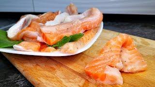 Как вкусно засолить брюшки лосося - простой рецепт «пузики красной рыбы»