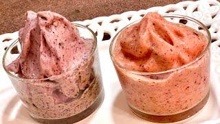 Плодов сладолед- 2 вида, 2 продукта, 2 минути / Фруктовое мороженое - 2 вида, 2 ингридиента,2 минуты