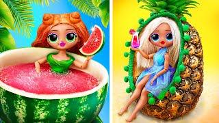 10 летних идей для кукол Барби и ЛОЛ