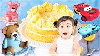 Тортики с Лимонным кремом Машинка и Мишка | Удиви детишек | Пошаговый рецепт