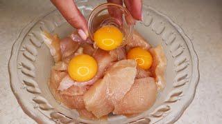Залейте яйцами куриную грудку - Быстро, вкусно и очень нежно - Рецепты от Неля Королёвой