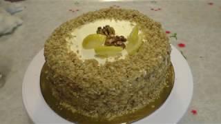ОРЕХОВО-ЛИМОННЫЙ ТОРТ! Домашняя выпечка! Быстро и вкусно! hazelnut lemon cake!
