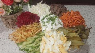 Oson va mazali ,,Fransuzcha" salat. Французский салат - очень лёккий и вкусный!