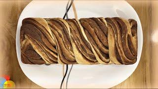 Chocolate Braided Swirl Bread Babka | Tasty Nutella Bread Recipe | Tasty Chocolate Brioche Bread Yum