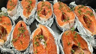 стейки из форели incredibly delicious trout steaks