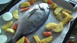 ГОТОВИТ МУЖ /Рыбка от турецкого мужчины/Простой рецепт рыбы и салата