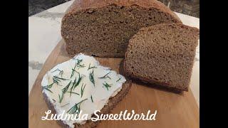 Пшенично - ржаной хлеб на закваске. Самый подробный рецепт.