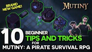 BRAND NEW SURVIVAL GAME! 10 Tips and Tricks for Mutiny: a Pirate Survival RPG. Beginners Guide. LDOE