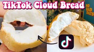 How To Make TikTok Cloud Bread (3 ingredient Recipe) | TikTok Cloud Bread Recipe | Paola Espinoza