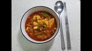 Вкусная корейская кухня .Сонтубу чиге ( 순두부찌개) . Как приготовить  суп из тофу ?