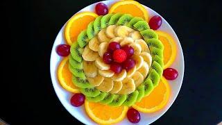 Красивая фруктовая НАРЕЗКА на праздничный стол!