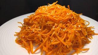 Морковь по корейски простой рецепт.Салат,закуска из моркови.