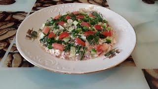 Изумительно вкусный салат. Теплый салат с говядиной и овощами, рецепт простого салата.