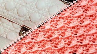 Knitting pattern ❤ Узор спицами ❤ strickmuster ❤ tricot ❤ how to knit ❤  tricô ❤  örgü deseni बुनना