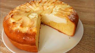 Как быстро и просто! Ленивый пирог с творогом и яблоками! /Pie with cottage cheese and apples!