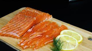 Как солить Красную Рыбу с медом. Вкусно и просто. How to Salt Salmon. English Subtitles