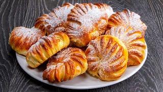 Настолько красивые, что жалко их есть! Идеальные сладкие булочки с творогом! | Cookrate - Русский