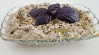 Турецкая закуска из баклажанов/Patlıcan mezesi/eggplant appetizer