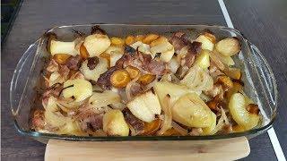 Как приготовить картофель с мясом в духовке BOSCH