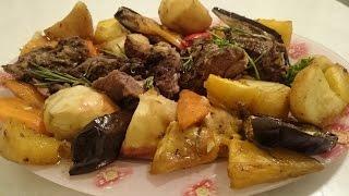 Баранья нога в духовке Рецепт запеченная с овощами вкусно Вторые блюда из мяса Баранины - праздник