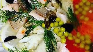 Рыбное заливное. Холодные закуски на Новогодний стол. Рыба заливная 