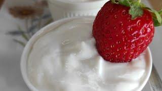 Как приготовить густой  домашний йогурт!Без мультиварки