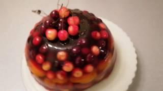 #Ժելե, մրգային  ասորտի  #желейный торт с фруктами   fruit #jelly cake
