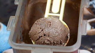 Вкуснейшее Домашнее Шоколадное Мороженое. Рецепт шоколадного мороженого с какао и шоколадной крошкой