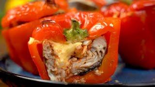 Перец с рыбой и аджикой - Рецепты от Со Вкусом