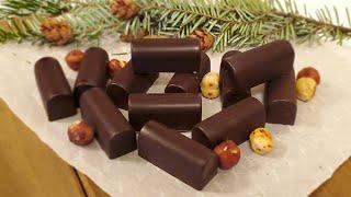 Шоколадно--ореховые батончики/полезный десерт