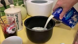 Приготовление йогурта в мультиварке из кефира