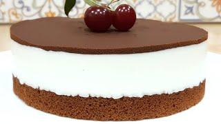Почти без выпечки. ТВОРОЖНЫЙ торт с шоколадом, легкий, простой и вкусный