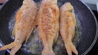 Влог : Жарим Санфан,  очень вкусная морская рыба 