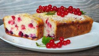 Творожный кекс  Рецепт нежного десерта с ягодами!