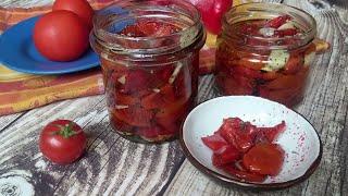 Вяленые помидоры в духовке со сладким перцем - лучший рецепт сушеных помидоров
