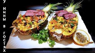 Стейк говядина или бизон? Говядина и бизон в ананасе | Стейк в ананасе | Bizon steak or beef steak?