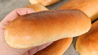 Pains à Hot dog fait maison / RECETTE FACILE / Hot dog BREAD 