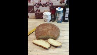 Рецепт домашнего простого хлеба.
