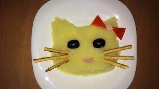 Рецепты+фото.Детские рецепты hello kitty/Recipe for children's meals.how to make a child happy