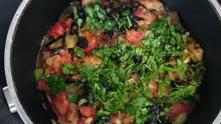 Жареные баклажаны с овощами, Рецепт Fried eggplant with vegetables, Recipe