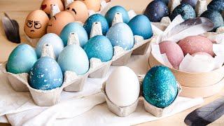 7 вариантов: Как Покрасить Яйца на Пасху БЕЗ ХИМИИ