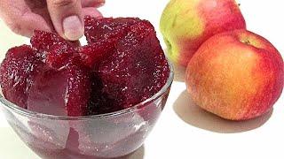 Яблочно-вишнёвое повидло/Apple and cherry jam