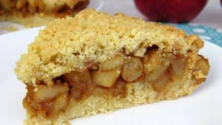 Песочный Яблочный Пирог ☆ Мягкий, нежный, вкусный ☆ Рецепт вкусного пирога | Вкусные идеи от Натали
