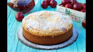 Маково-Сливовый Пирог с Крамблом ✧ Crumble Poppy Seeds Plum Cake