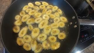 Жареные бананы / plátanos fritos