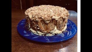 Торт наполеон без выпечки   Napoleon cake without baking